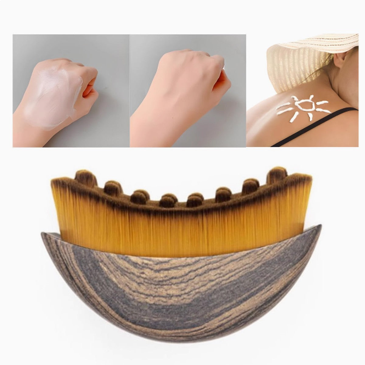 2X Lymphatic Outline Face Brushes W/Cover, Dry Face Brushing, Drainage Massage