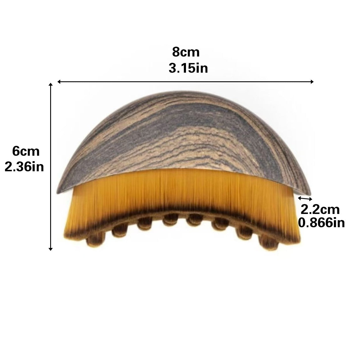 2X Lymphatic Outline Face Brushes W/Cover, Dry Face Brushing, Drainage Massage