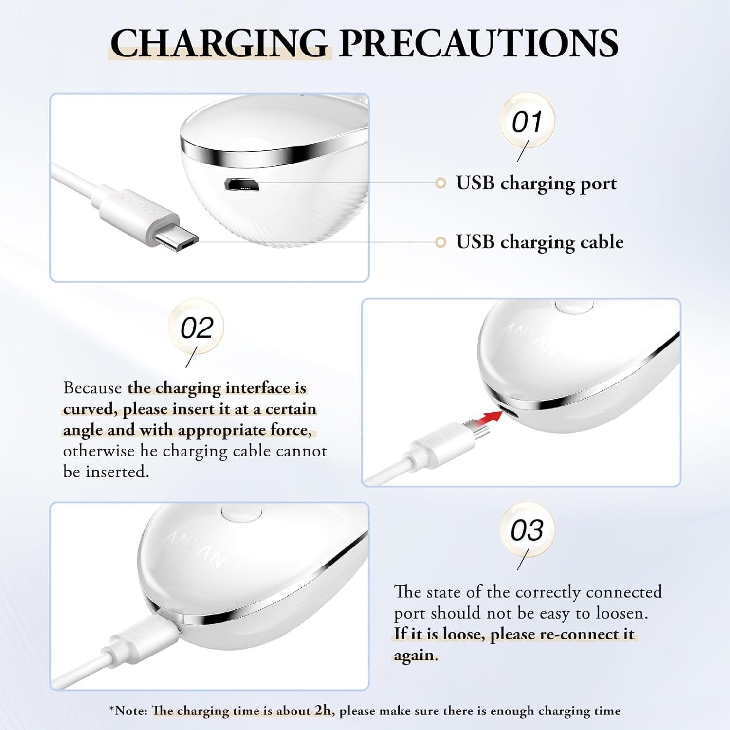 Face Massager, Anti-Wrinkle Face Device with 3 Modes 45°C for Skintightening & Neck Lifting EMS Massage Face Toning Firming for Women