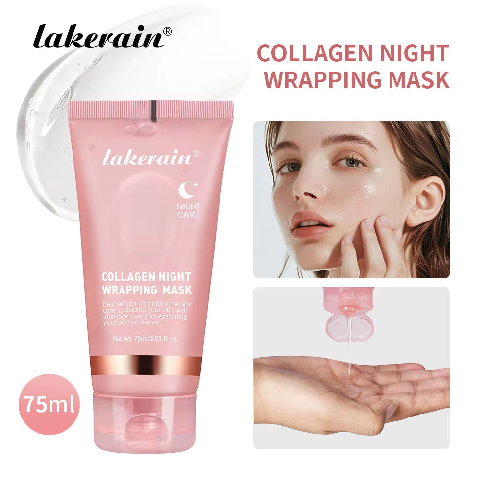 Korean Deep Collagen Mask Peel off Mask Face anti Wrinkle Lifting Skin Care Masks Bio Pack Night Wrapping Woman Overnight Skin